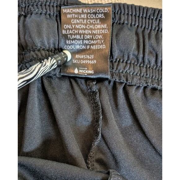 Pro Player Womens Sz 2X Black Pull On Jogger Athletic Shorts Pockets - Picture 6 of 8